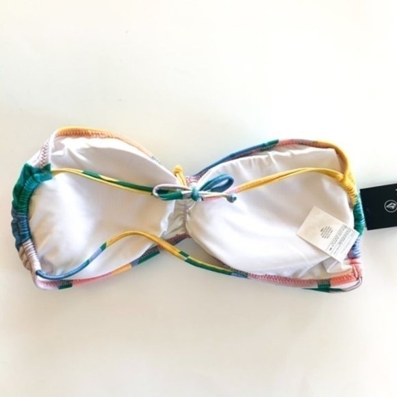 Volcom NWT Growing on Bandeau Bikini Swim Top - Picture 3 of 3